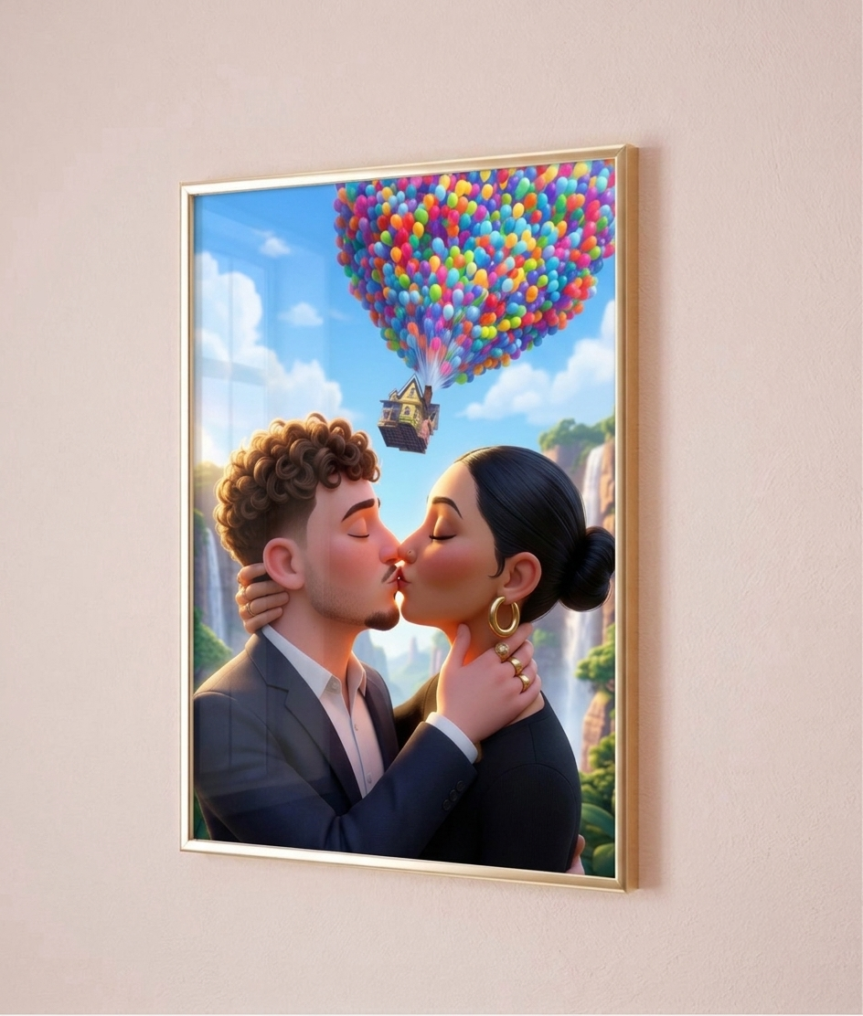 3D-animatie, kunstwerk van Sara & Luca
